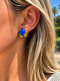 Flor Azul y Oro