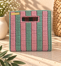 Bolso Rosa y Verde